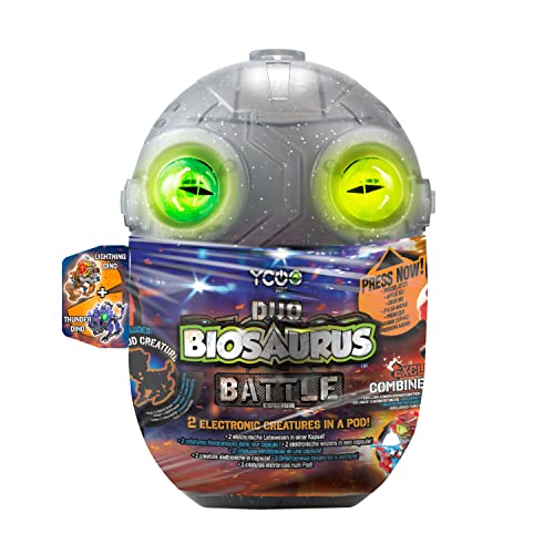 Bizak Biosaurus Battle Pack Double, découvrez et construisez Les créatures électroniques à l'intérieur, 20-24 Pièces incluses, 4 Modèles à Collectionner (62008129) Cover