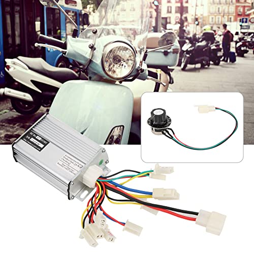 DERCLIVE Alumínio 36V 1000W Escova Controlador Rotação Interruptor para Bicicleta Elétrica 1 + 36V 1