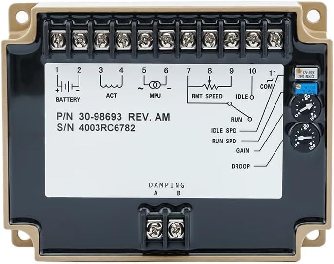 Engine Control Governor 3098693 Diesel Generator Set automatic speed dc motor controller module
