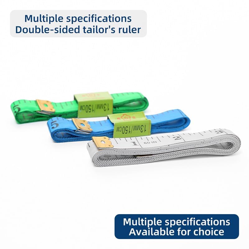 4 Pack Soft Tape Measure 60 Inch/150 cm Double Scale Flexible Measuring Tape for Body Sewing Tailor Cloth Fabric Crafts