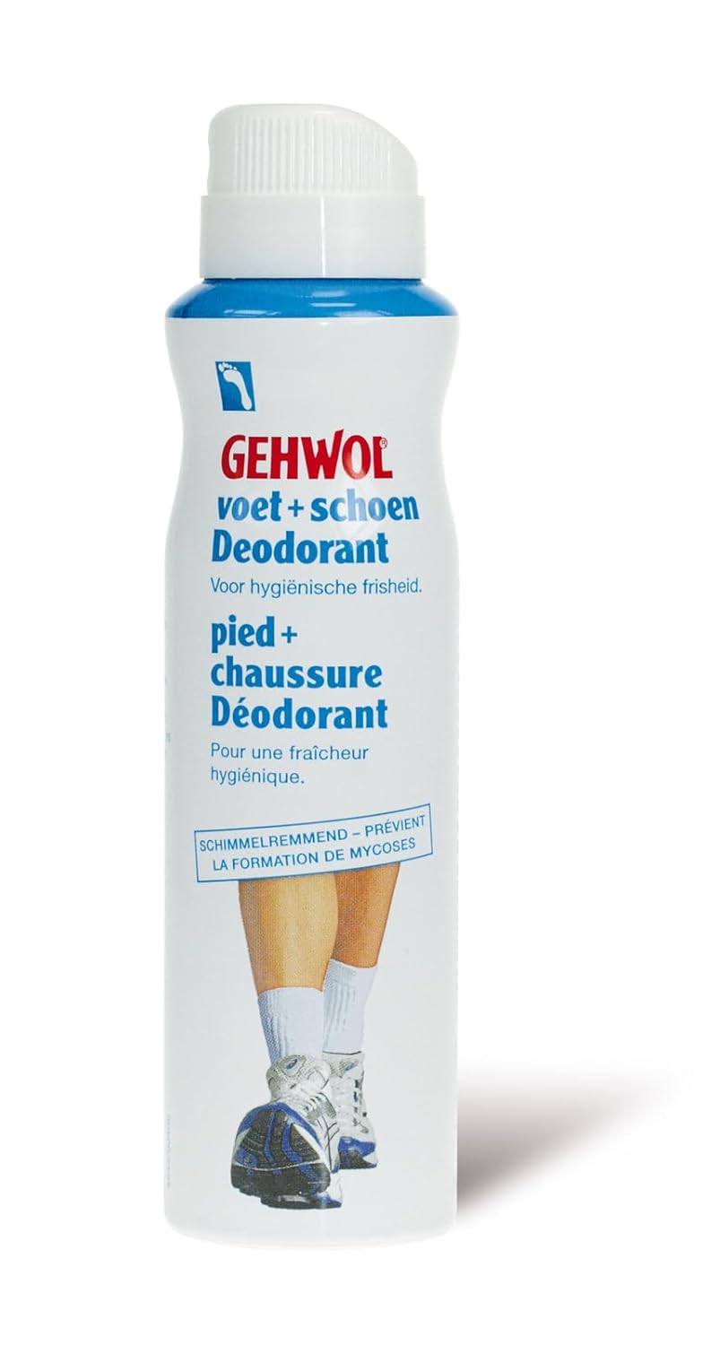 Gehwol Foot & Shoe Deodorant Spray - Unisex 5.3 oz Long-Lasting Odor Eliminator for Fresh Feet