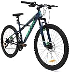 Huffy Mountainbike Korros-Bicicleta de montaña (26...: La Huffy Korros es la bicicleta de montaña perfecta de 21 velocidades Llantas de aleación de 26" y cambio Shimano Adecuado para ciclistas a partir de aprox. 12 años hasta adultos a partir de 153 cm Adecuado para terrenos variados Con la conocida cali...