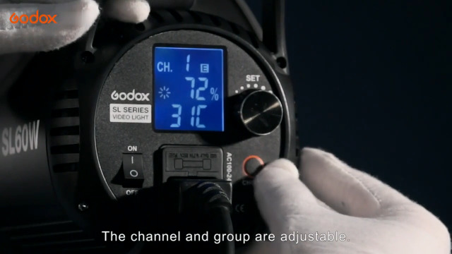 Godox SL Series SL60W LED-Videoleuchte 60 W, 5600 K Farbtemperatur, Weiß CRI 95+, TLCI 90+ Dauerlicht Bowens Halterung… – Bild 8