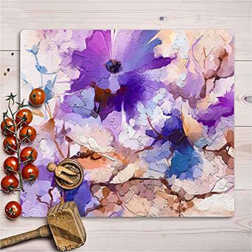 Planche de cuisson induction 60x52cm pour cuisiner au milieu des fleurs