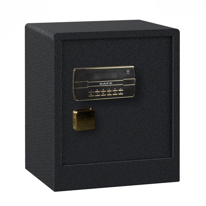 Floordirekt Caja fuerte serie - Caja de seguridad con diferentes métodos de cierre - Protección para el hogar y la oficina (Super Pit, 53 x 45 x 36 cm)