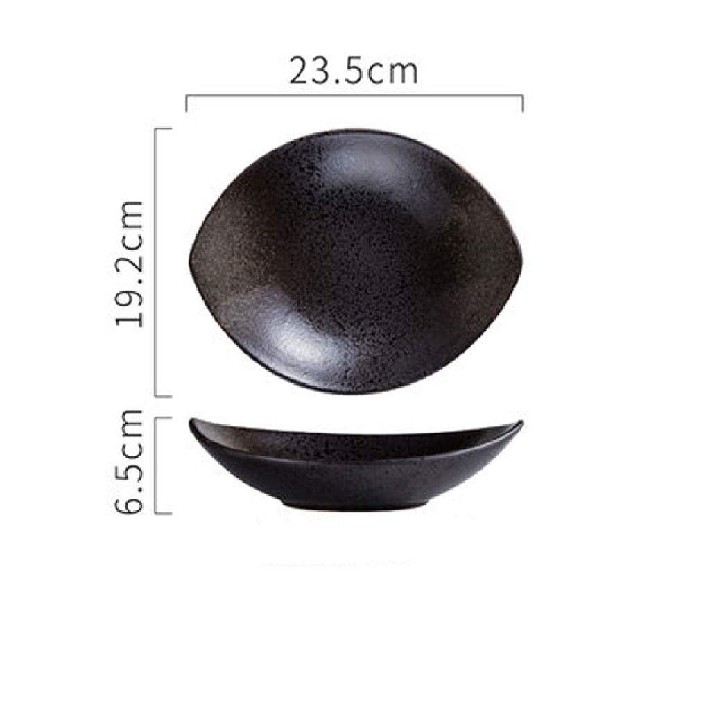 Retro ceramiczne zastawy stołowe salaterka miska na makaron miska na owoce głęboki talerz do zupy miska na warzywa domowe (B)