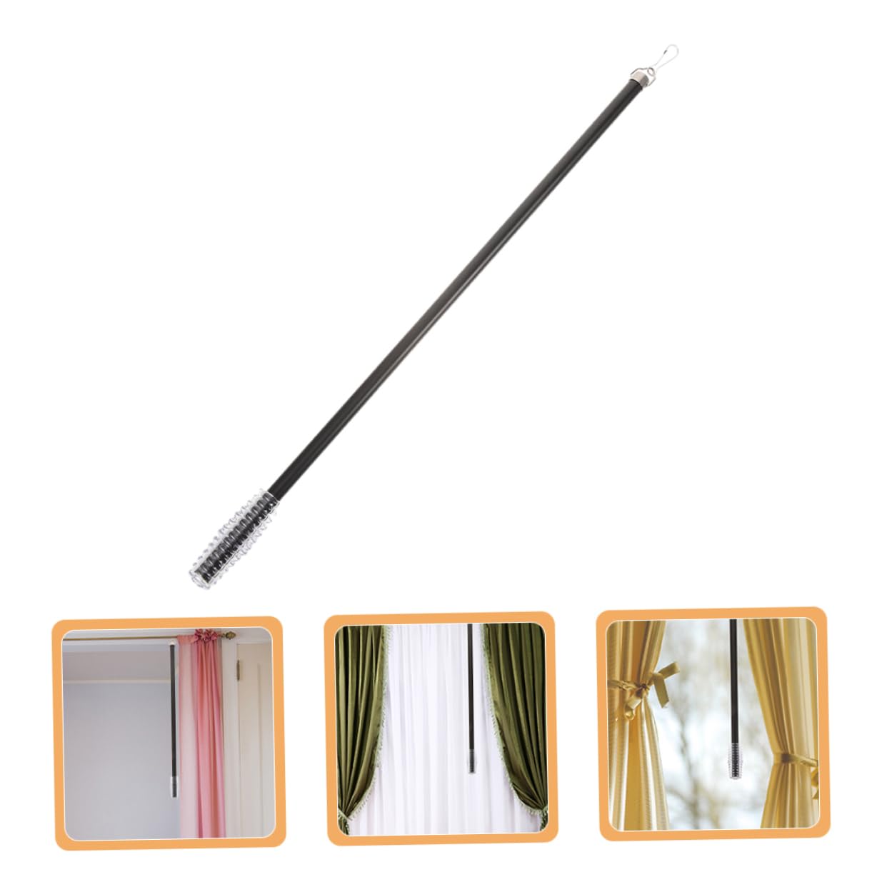 iplusmile Varilla en Cualquier para Venecianas Lugar Necesario para Persianas de y Plástico de Aleación de Operar Fácil de Aluminio Tracción Flexible Cortinas Adecuado