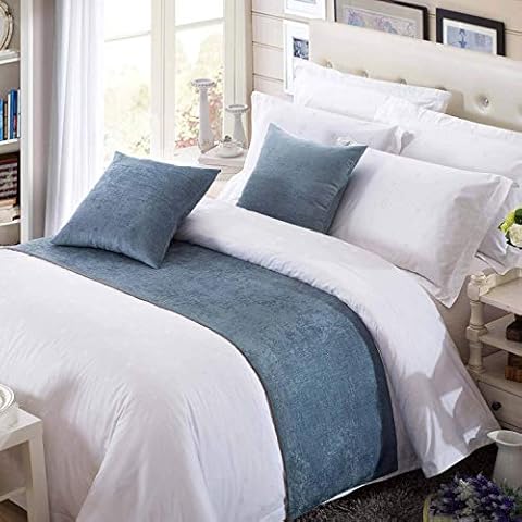 OSVINO Chenille Bed Runner Cover