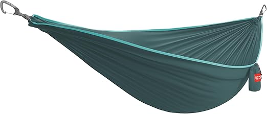 Grand Trunk TrunkTech 2-Person Double Hammock - Ultralight & Durable Camping Hammock for Hiking, Backpacking & Travel (Teal/Turquoise)
