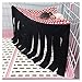 WishLotus Hamster Hideout, Small Animal Hideaway Tent Fleece Forest Pet Cage Accessories Nest Bedding for Chinchilla Guinea Pig Hedgehog Rat Squirrel Ferret Dwarf Bunny (Red+Black)