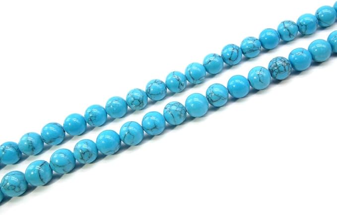 Amazon Saj 1連 15cm ハウライトターコイズ 4mm パワーストーン 天然石 バラ売り 連売り ビーズ ストーン 通販