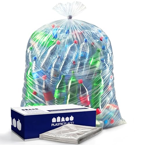 Sacs poubelle 150 à 200 litres Plasticplace W55LDC2 transparents