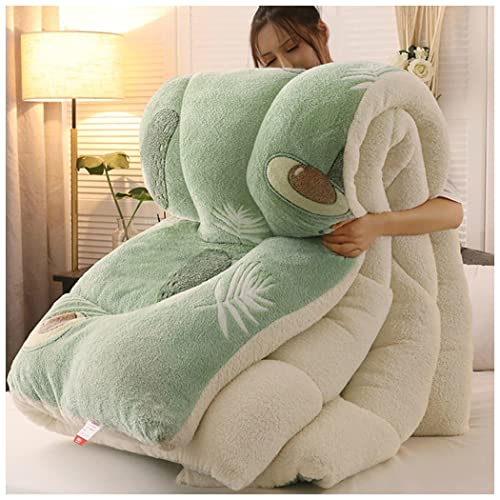 RRNAR Edredón Algodón Invierno - Nórdico Cálido Núcleo, Terciopelo De Cordero De Grueso Cálido Edredón De Invierno, Núcleo De Cachemira, Edredón Invierno,A,150x200cm(2.5kg)