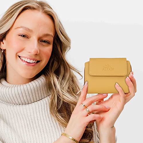 Image of Premium Vegan Leather Women's Wallet | Stylish Durable Clutch Wallet and Lightweight Clutch with Zip Coin Pocket and Card Slot