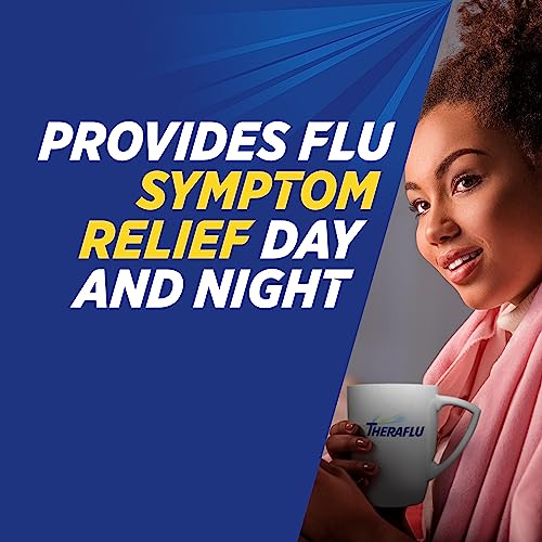 Theraflu Max Strength Daytime & Nighttime Flu Symptom Relief Honey Lemon Flavor Powder & Daytime Flu Symptom Relief Honey Lemon Powder thumb #2