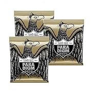3 Pack Ernie Ball's new state-of-the-art wire drawing process dramatically increases tensile strength Plasma cleaning provides improved corrosion resistance Ernie Ball's patented Everlast Nano treatment repels sweat and build up No flaking or differe...