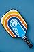 GAMMA Sports 5.0 Pickleball Paddle, Graphite Pickleball Paddle with Polypropylene Core and Honeycomb Grip, Blue and Orange, 4 (1/4)
