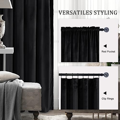 Rideaux en velours noir pour salon et chambre : ambiance cocooning