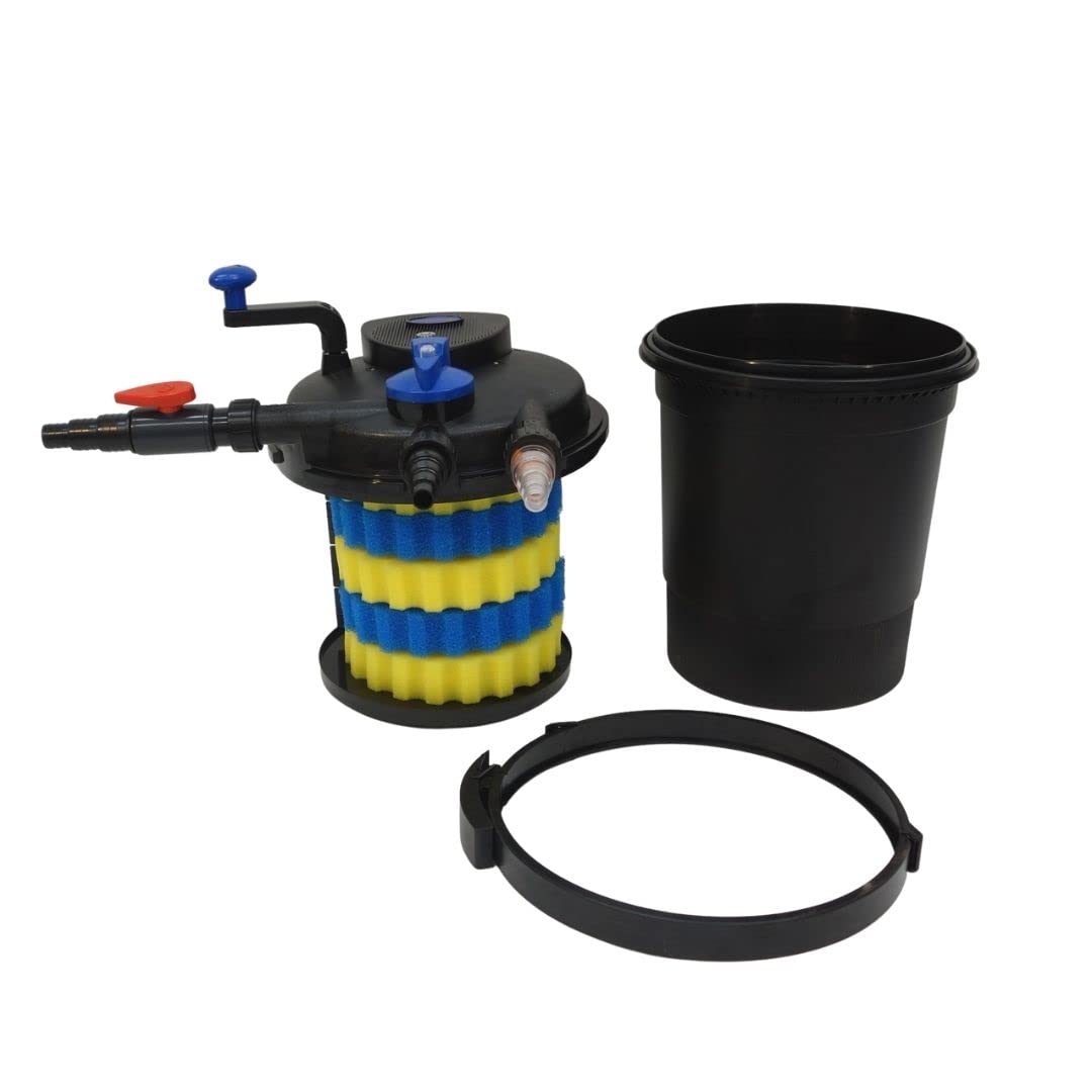 CPF 10000 Bio Stampa stagno filtro 12000l Filtro stagno torrente incl.11 Watt Uvc chiarificatore