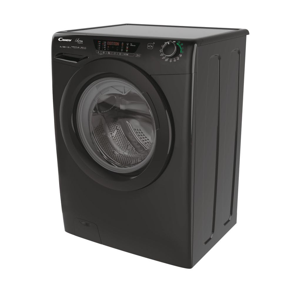 Candy HE1584TWMBB6-S Ultra Hygiene Lavatrice 8 Kg Classe A-10% Profondita' 53 cm Centrifuga 1500 giri Motore Inverter colore Nero