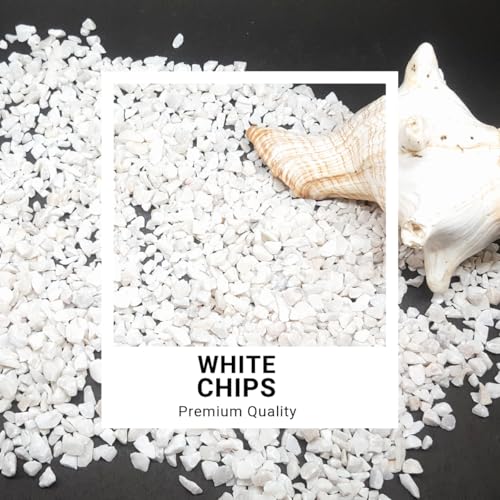 Image of Premium White Gravel (15 kg Pack) - Natural Decorative Stones for Aquarium, Landscaping, Garden Decoration, and Home Decor