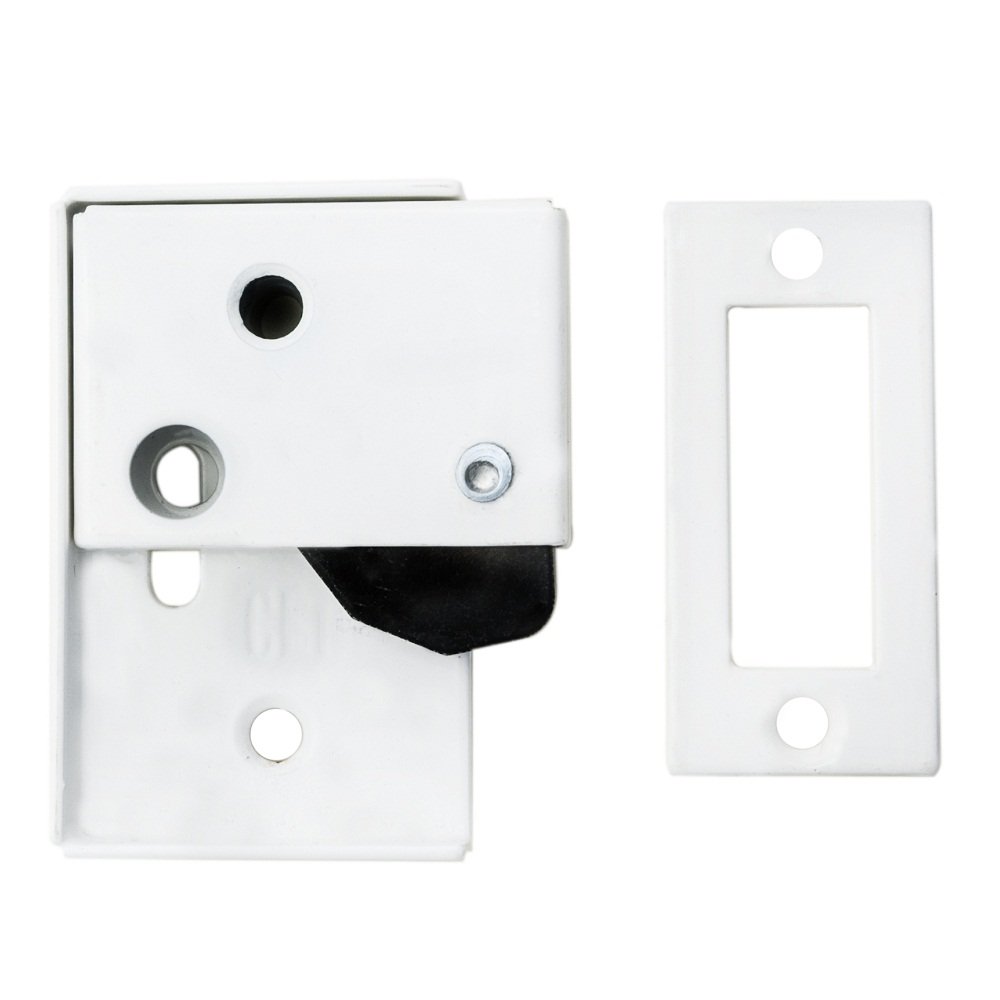City Deco Centre White Easi Keep Latch-Accessories - Finish - Powder Coated (Pcw)