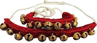 Art of Creation Kathak Dancing Ghungroo Anklet Bells 1 Row Classical Dancers Musical Instrument Bharatnatayam Indian Traditional Ghungru 20 Bell