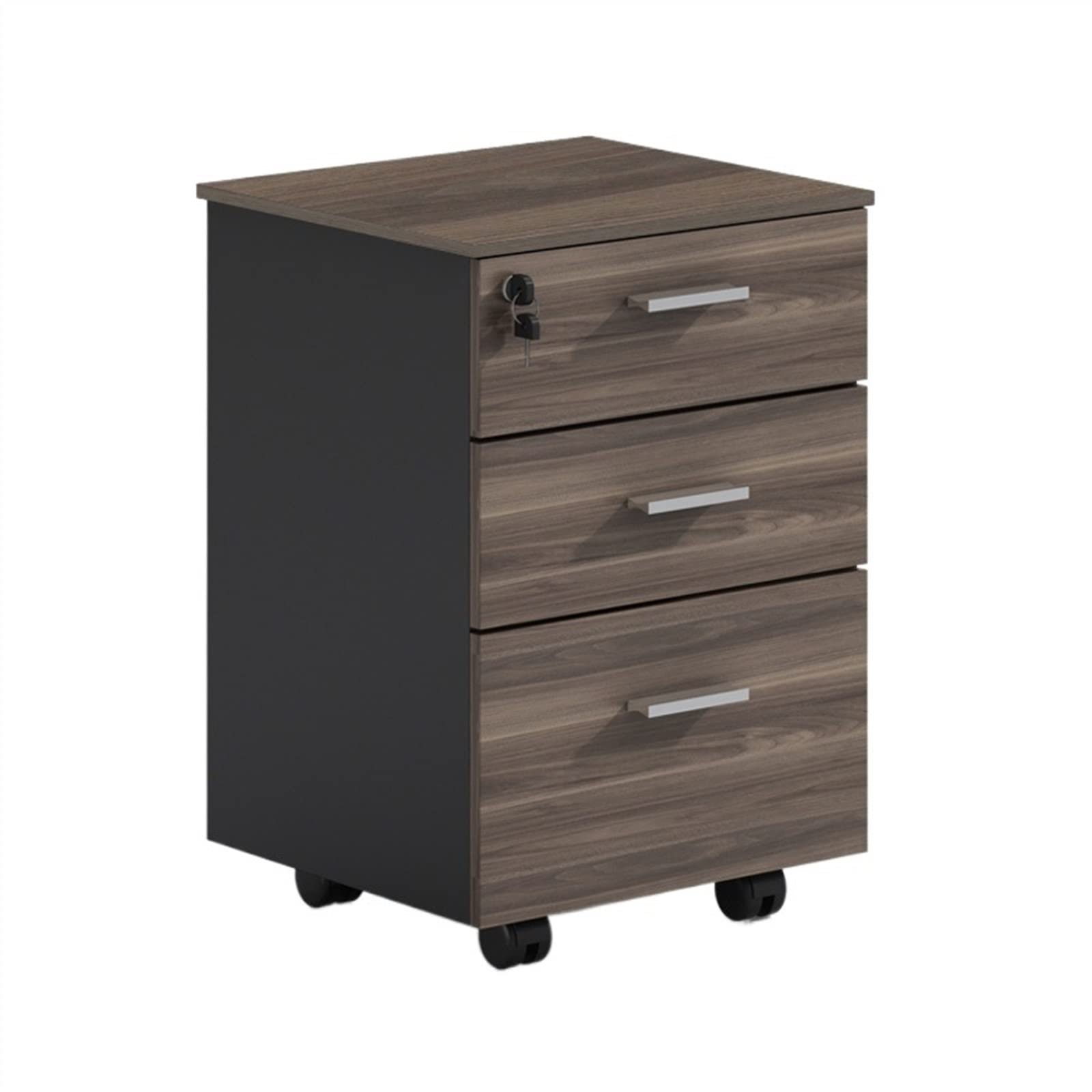 Aioneer B File Cabinet Rolling File Cabinet 3 Drawer Vertical File Cabinet Under Desk Office Filing Cabinet For Letter/Documents Filing Cabinet