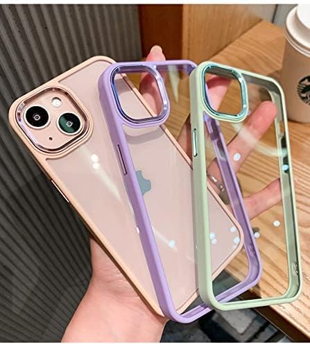 Image of mobistyle Designed for iPhone 13 Pro Back Cover | Enhanced Metal Camera Guard | Shockproof Back Cover Case iPhone 13 Pro (Polycarbonate |Purple)