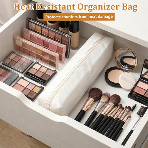 Bolsa organizadora para herramientas de cabello heat resistant miniatura 7
