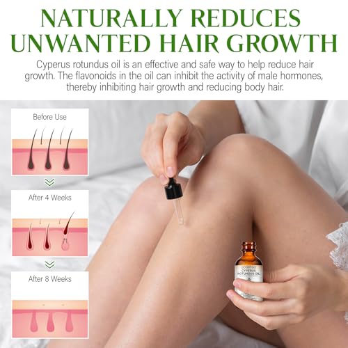 Image of GOGIFTGO Cyperus Rotundus Oil,Cyperus Oil,Cyprus Rotundus Oil for Hair Removal,Cyperus Oil Natural, Soothing and gentle,Reducing Body Hair Growth,Smooth Skin & Hair Removal,60ml