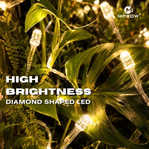 Image of MPROW 10M /40LED Diamond Shape String Lights, Warm White