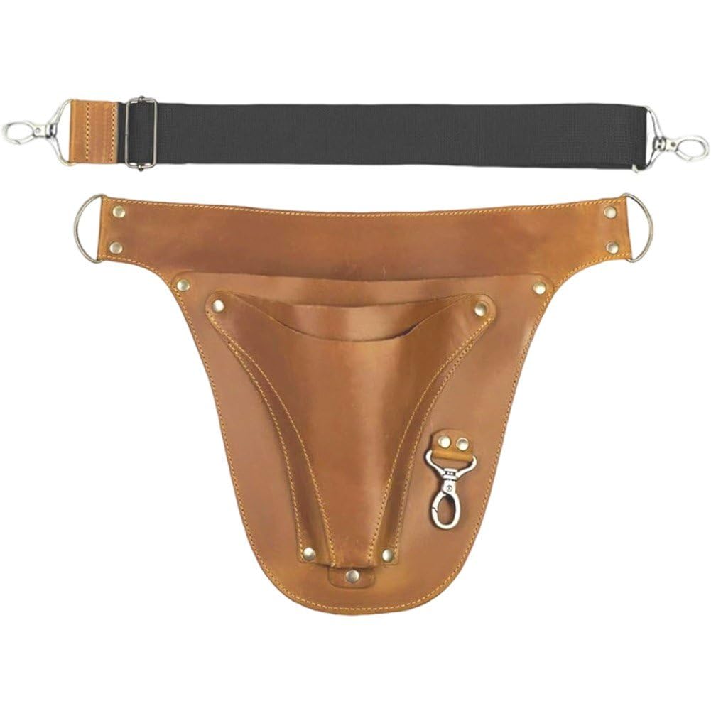 Sacoche à outils professionnel pour électriciens avec ceinture en cuir
