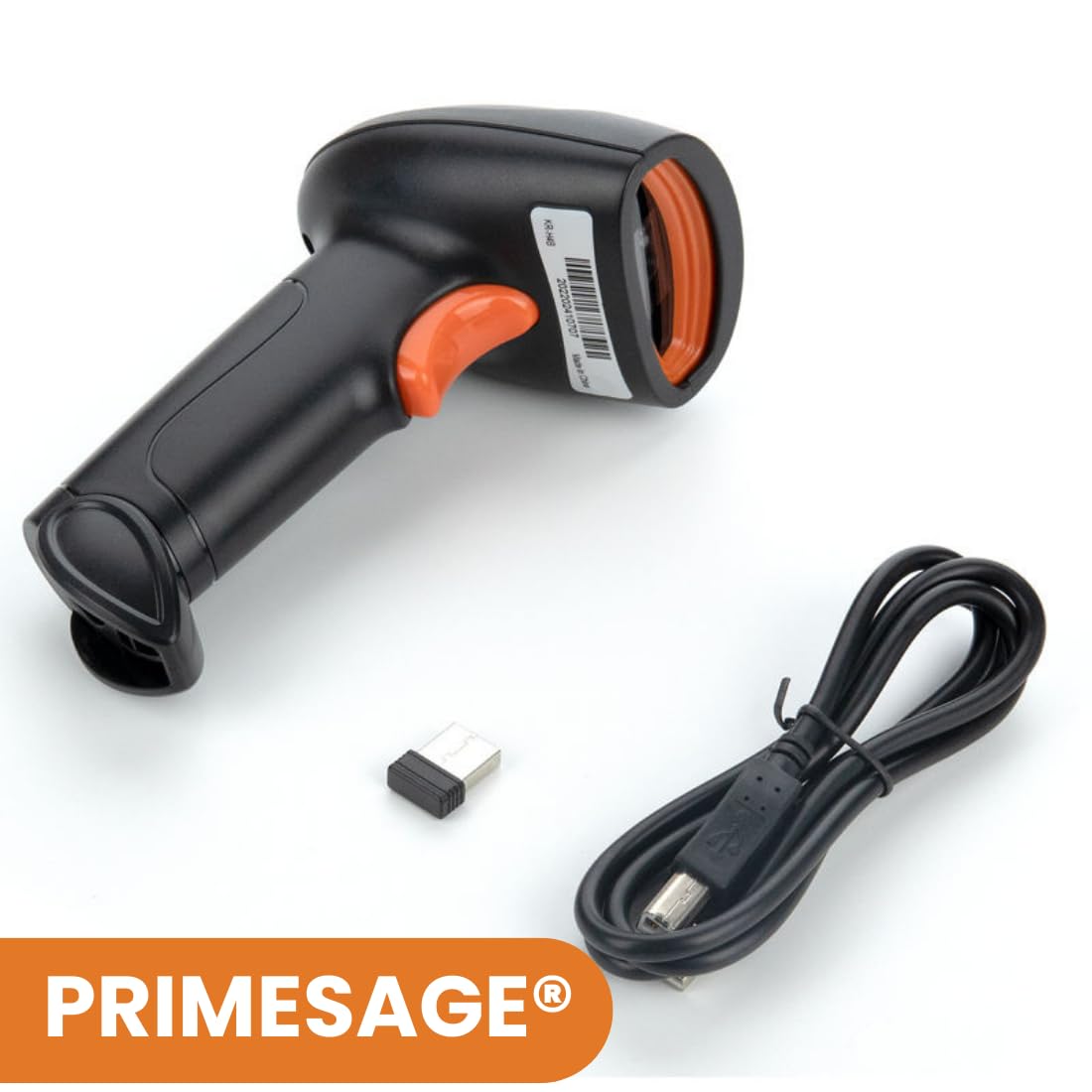 PRIMESAGE® Barcode Scanner Wireless Barcode Scanner Bar Code Scanner Wireless Barcode Scanner Scanner for Office Barcode Scanner Wired Qr Code Scanner Machine Barcode Scanners Barcode Scanner Wireless 2