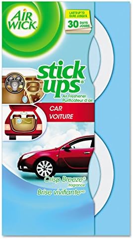 Air Wick Stick Ups Car Air Freshener, Crisp Breeze, 2ct