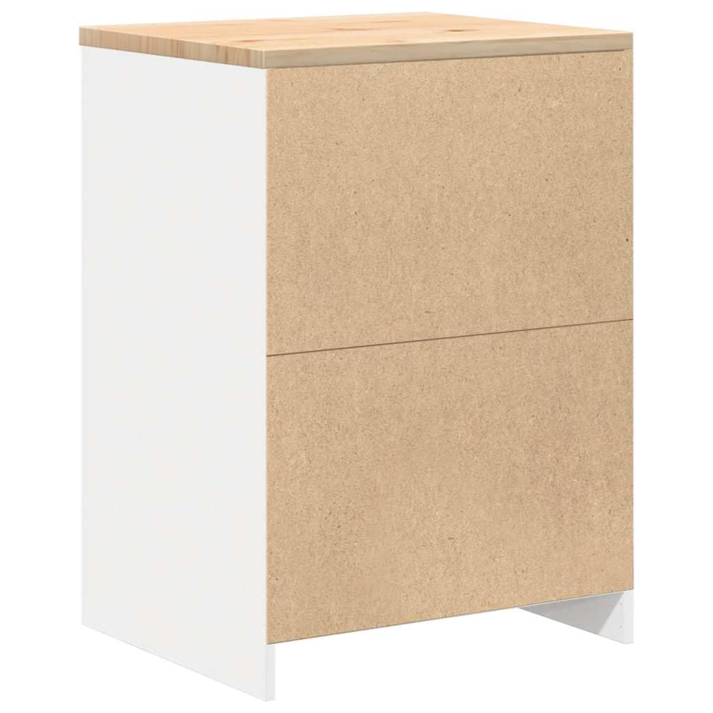 Armoire de Rangement de Garage Blanc 60x51x85 cm Bois de pin,Entreprise & Industrie,Stockage Industriel,Armoires industrielles,29.4 kg-860598