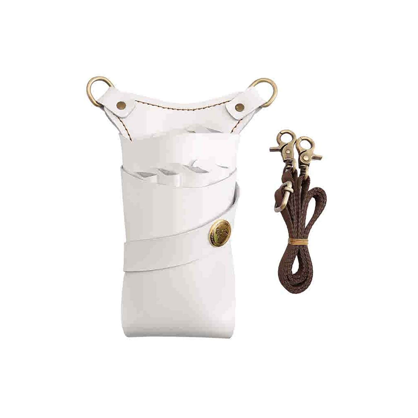 vrfvsdasAAS Hairdressing Tools Waist Bag, Shears Comb Holster with Waist Belt, Hairstylist Salon Spa Case for Hairdressers(White)