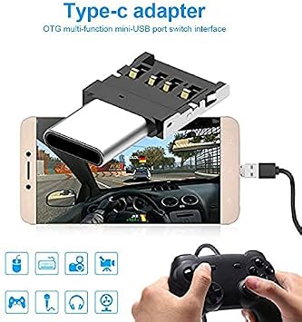Alfais 4497 Type C To Usb Çevirici Mini Dönüştürücü Adaptör