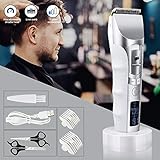 Hair Clippers for Men,Professional Hair Clippers for Barbers, Cordless Hair Trimmers,Hair Cutter...
