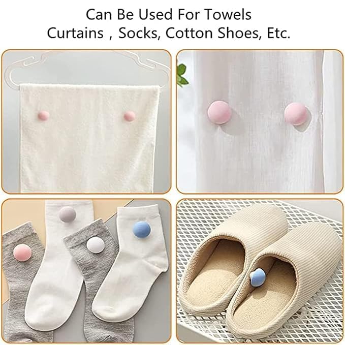 RIDHAM Creation Duvet Pins, Reusable Fixing Buckle Non-Slip Quilt Holder, Quil Cover Clip for Fixing Curtain Socks Mattress(AMYN Color) (8) 4