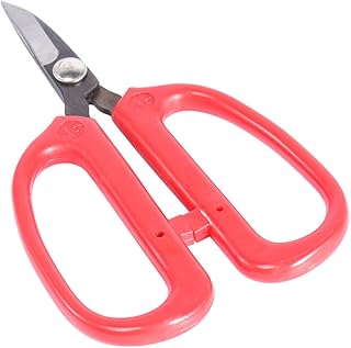 COHEALI 1 Peça Tesoura Para Scrapbooking Tesoura Para Bordar Tesoura De Ponta Curva Tesoura De Aliciamento Curva Tesoura De Couro Tesoura De Couro Aço Carbono Alto Tesoura De Couro