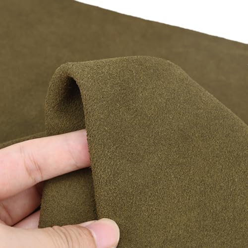 Cuir de vache carré en daim 1,9 g résistant pour tablier et selle
