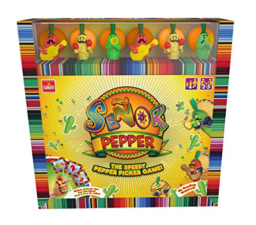 Senor Pepper - The Speedy Pepper Picker Game by Goliath, Multicolor, 5""", 5 Inches