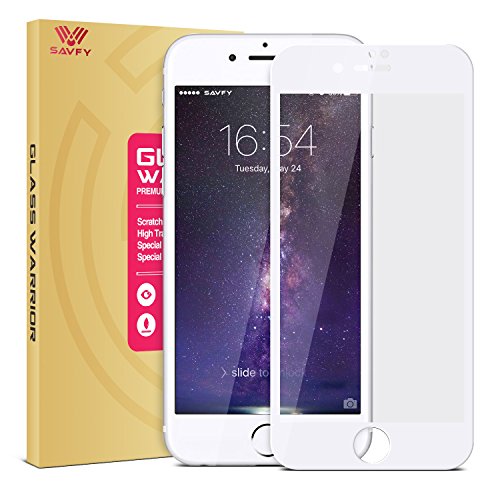 [Full Coverage] iPhone 7 Screen Protector, SAVFY iPhone 7 Tempered Glass Screen Protector for Apple iPhone 7 4.7