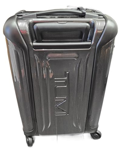 TUMI 98408 International Black/Silver With Silver Hardware Carry-On Rolling Suitcase With Expandable Handle3