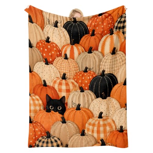 Image of TEHALK Fall Blankets, Pumpkin Blankets