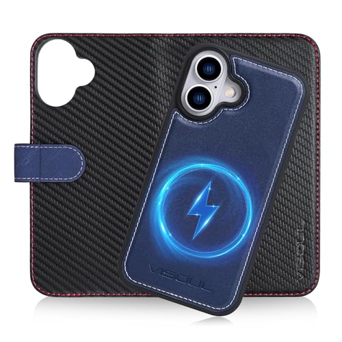 VISOUL iPhone 16 Plus Ή P[X 蒠^ {v  ACtH16vX X}zP[X MagSafeΉ iPhone16vX X^h@\ 16Plus 蒠^ U[P[X J[h[ gуP[X Sʕی _TP