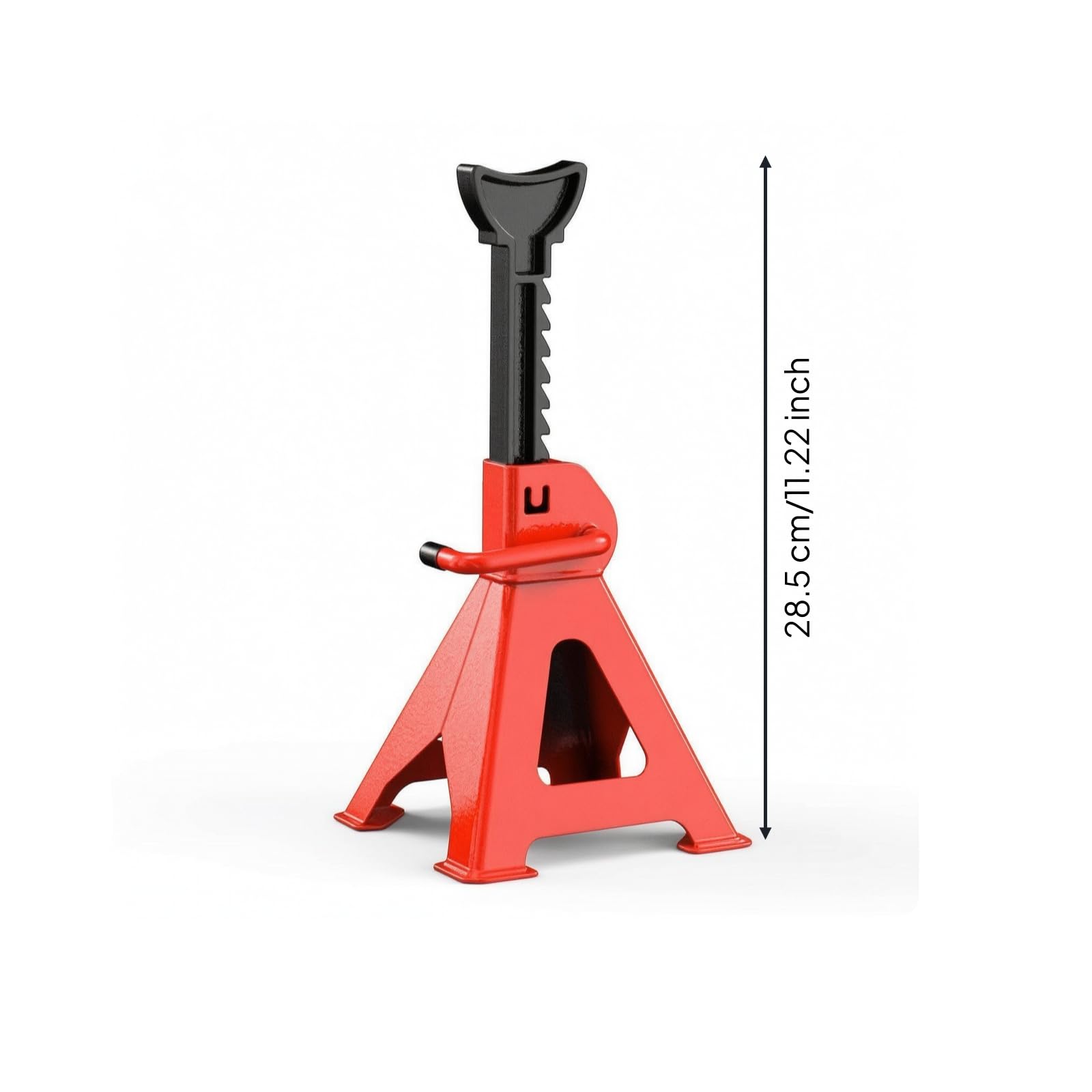 Caballete Seguro Soporte Estable para Garaje, Soporte De Seguridad De 3 Toneladas, Modelo Extra Grueso De 3M 3.1KG Neto Por Unidad
