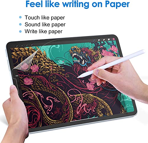 Image of OJOS Paper Feel Screen Protector Compatible with iPad Pro 11 2022 2021 2020 2018, Anti-Glare
