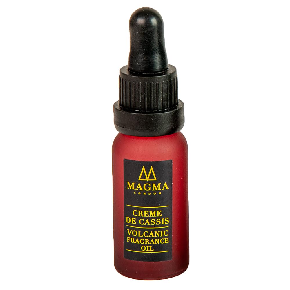 Red Magma London - Lava Stone Diffuser Refill - Volcanic Rocks Essential Oil Diffuser - Creme De Cassis Fragrance Refill - 15Ml